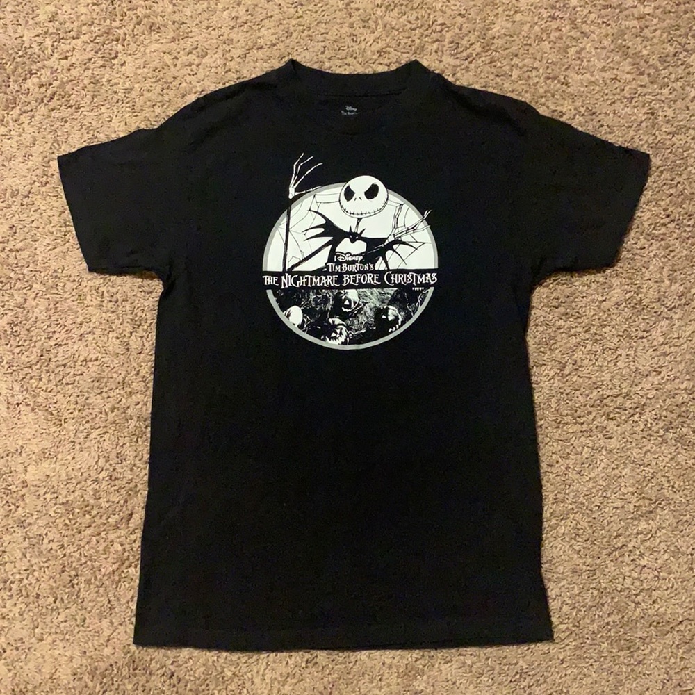 Men’s Disney the Nightmare Before Christmas T-Shirt w/ image of Jack Skellington